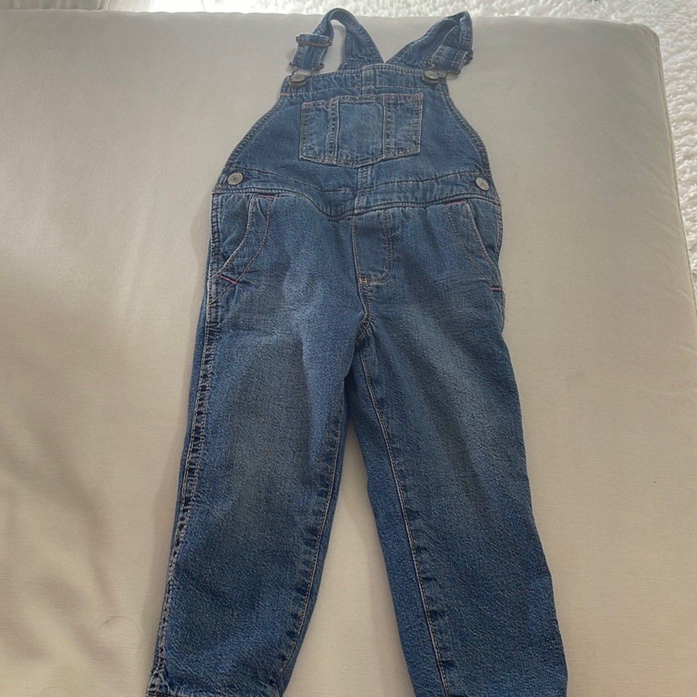 Girls denim overalls